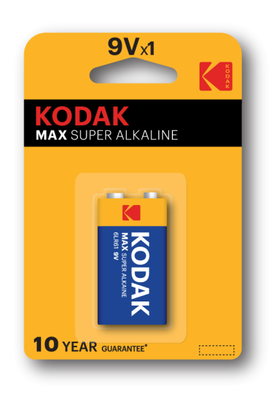 Б0005130 Батарейки Kodak 6LR61-1BL MAX SUPER Alkaline [K9V-1] (10/200/6000)