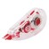 Корректирующая лента BRAUBERG RED POWER, 5 мм х 6 м, корпус прозрачный, механизм перемотки, европодвес, 220641
