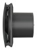 RIO 5C Matt black Вентилятор накладной RIO D125 обратный клапан Matt black DICITI