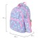 Рюкзак BRAUBERG KIDS SET, с пеналом в комплекте, 2 отделения, "Rainbow clouds", 37x28x16 см, 272100