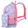 Рюкзак BRAUBERG KIDS SET, с пеналом в комплекте, 2 отделения, "Rainbow clouds", 37x28x16 см, 272100