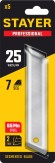 STAYER 25 мм, 5 шт, сегментированные лезвия, Professional (09179-S5)