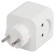 SP-2-USB-W Разветвитель электрический ЭРА SP-2-USB-W на 2 розетки + 2xUSB 2400mA, без заземл 10А (белый)
