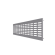 4808DP Al Silver, Решетка переточная алюминиевая с анодированным покрытием 480x80, Silver