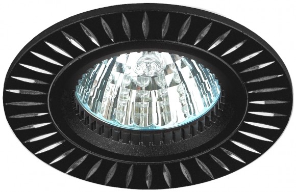 KL31 AL/BK Светильник ЭРА алюминиевый MR16,12V/220V, 50W черный/серебро (50/2000)