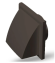 Выход стеновой с обратный клапаном Hood 1515 Brown Zernberg 10417471