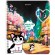 Тетрадь А5 80 л. BRAUBERG, гребень, клетка, обложка картон, "Anime Cats" (микс в спайке), 404415