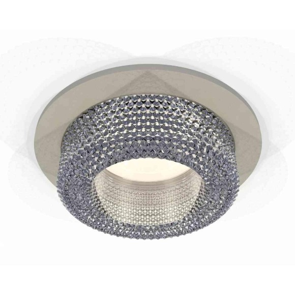 Комплект встраиваемого светильника Ambrella light Techno Spot XC7623020 SGR/CL серый песок/прозрачный (C7623, N7191)