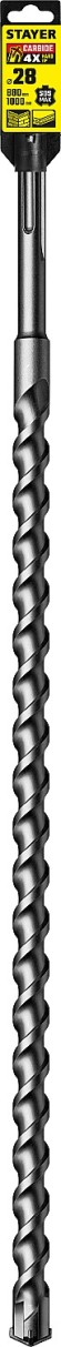 STAYER Hercules-4Х, 28 x 880/1000 мм, SDS-max бур, Professional (29370-880-28)