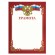 Грамота A4, мелованная бумага 115 г/м2, для лазерных принтеров, красная, STAFF, 111799
