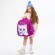 Рюкзак BRAUBERG KIDS MIND с пеналом в комплекте, 2 отделения, "Humble Cat", 40х28х18 см, 273176