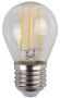 Лампочка светодиодная ЭРА F-LED P45-5W-840-E27 Е27 / Е27 5Вт филамент шар нейтральный белый свет
