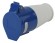 Б0032864 Розетка ЭРА R-32-2P-PE-IP44 переносная 223 2Р+РЕ 32А 220В IP44