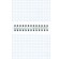 Блокнот МАЛЫЙ ФОРМАТ А6 108х146 мм, 48 л., гребень, картон, клетка, ОФИСМАГ, синий, 129870