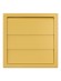 Выход стенной КФ фланец D100 жалюзи 150x150 ASA Beige ERA
