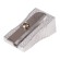 Точилка BRAUBERG "Style", металлическая клиновидная, в картонной коробке, 222484