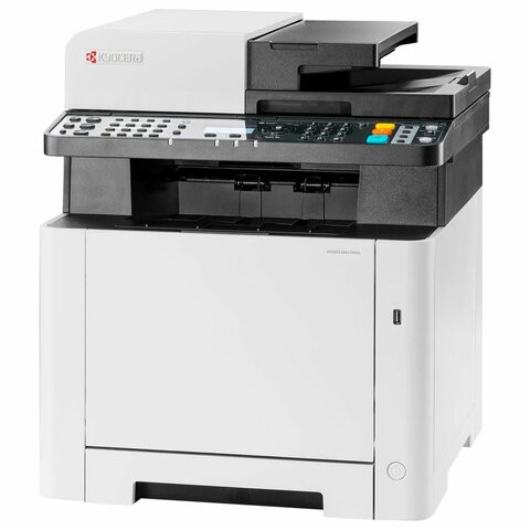 МФУ лазерное ЦВЕТНОЕ KYOCERA MA2100cwfx "4 в 1", A4, 21 стр./мин, 65000 стр./мес., ДУПЛЕКС, АПД, Wi-Fi, сетевая карта, 110C0A3NL0