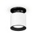 Комплект накладного светильника Ambrella light Techno Spot XS7401080 SWH/PBK/SBK белый песок/черный полированный/черный песок (N7926, C7401, N7021)