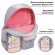 Рюкзак BRAUBERG PASTEL с термонашивками в комплекте, "Sweet paws", серый, 40х29х14 см, 272064