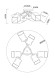 Потолочная люстра Arte Lamp Amfora A2318PL-6SG