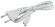LLED-А-CABLE-1m-W Сетевой шнур ЭРА LLED-А-CABLE-1m-W для светильников LLED-01/LLED-02/LLED-01-Х-E, длина 1 м с вилкой