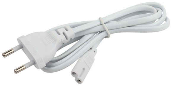 LLED-А-CABLE-1m-W Сетевой шнур ЭРА LLED-А-CABLE-1m-W для светильников LLED-01/LLED-02/LLED-01-Х-E, длина 1 м с вилкой
