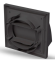 Выход стеновой с обратный клапаном Hood 1515 Dark grey Zernberg 10419011
