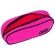 Пенал-косметичка BRAUBERG овальный, полиэстер, "Pink", 22х9х5 см, 229270