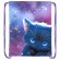 Мешок для обуви BRAUBERG PREMIUM, карман, подкладка, светоотражайка, 43х33 см, Anime cat, 272421