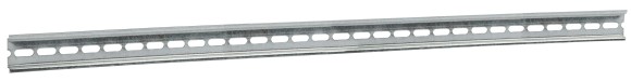 Б0028777 DIN-рейка оцинкованная, перфорированная ЭРА 600 мм (7,5х35х600) (100/3200)