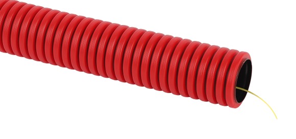 ЭРА Труба гофрированная двустенная ПНД (красная) d 110мм с зонд. 50м (2)