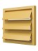 Выход стенной КФ фланец D125 жалюзи 150x150 ASA Beige ERA