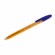 Ручка шариковая BRAUBERG "X-333" AMBER, СИНЯЯ, корпус тонированный оранжевый, узел 0,7 мм, линия письма 0,35 мм, 142832