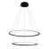 Подвесной светодиодный светильник Crystal Lux Manzana SP53W Led  Black