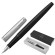 Ручка перьевая PARKER "Jotter Bond Street Black CT", черный, детали нержавеющая сталь, синяя, 2030947