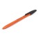 Ручка шариковая BRAUBERG "X-333 Orange", ЧЕРНАЯ, корпус оранжевый, узел 0,7 мм, линия письма 0,35 мм, 142410