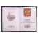 Обложка для паспорта "Passport Map", мягкая экокожа, коричневая, STAFF, 238876