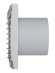 SILENT 4C Chrome Вентилятор накладной SILENT D100 обратный клапан Chrome DICITI