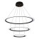 Подвесной светодиодный светильник Crystal Lux Manzana SP67W Led  Black