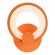 Настенный светильник iLedex Ring A001/1 Orange