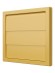 Выход стенной КФ фланец 55х110 жалюзи 150х150 ASA Beige ERA