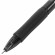 Ручка шариковая автоматическая с грипом BRAUBERG OFFICE STYLE, ЧЕРНАЯ, узел 0,7 мм, линия 0,35 мм, тонированный корпус, 144212