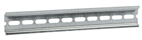 Б0028780 DIN-рейка оцинкованная, перфорированная ЭРА 225 мм (7.5х35х225) (100/10000)