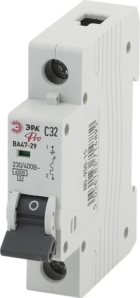 Б0031750 Автоматический выключатель ЭРА PRO NO-900-15 ВА47-29 1P 32А кривая C 4,5кА