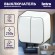 Б0036095 3-104-01 Intro Выключатель двойной, 10А-250В, IP20, ОУ, Polo, белый (18/360/4320)