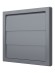 Выход стенной КФ фланец 55х110 жалюзи 150х150 ASA Gray ERA