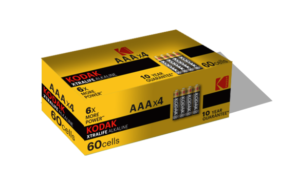 Б0018703 Батарейки Kodak LR03-4S XTRALIFE Alkaline [K3A-S4] (60/600/36000)