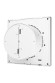 REST 4S C HT Вентилятор накладной REST D100 сетка, пластиковый обратный клапан, датчик влажности и таймер ERA