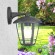 ЭРА Светильник садово-парковый 6гран серый настенный вниз E27 IP44(У1) НБУ 07-40-004 «Дели 3» (8/96)