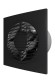 SLIM 5C Dark gray metal Вентилятор накладной SLIM D125 обратный клапан Dark Gray metal DICITI